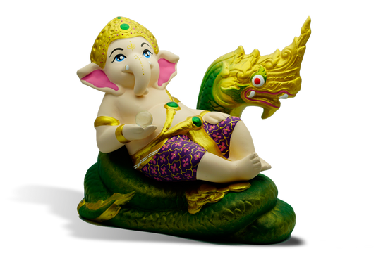 Ganesh And King of Nagas (A)
